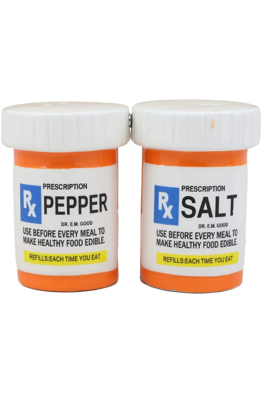 RX Pill Bottles Salt & Pepper Shakers