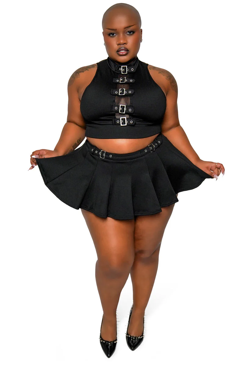 Sabrina Buckle Swim Skirt - Image 3