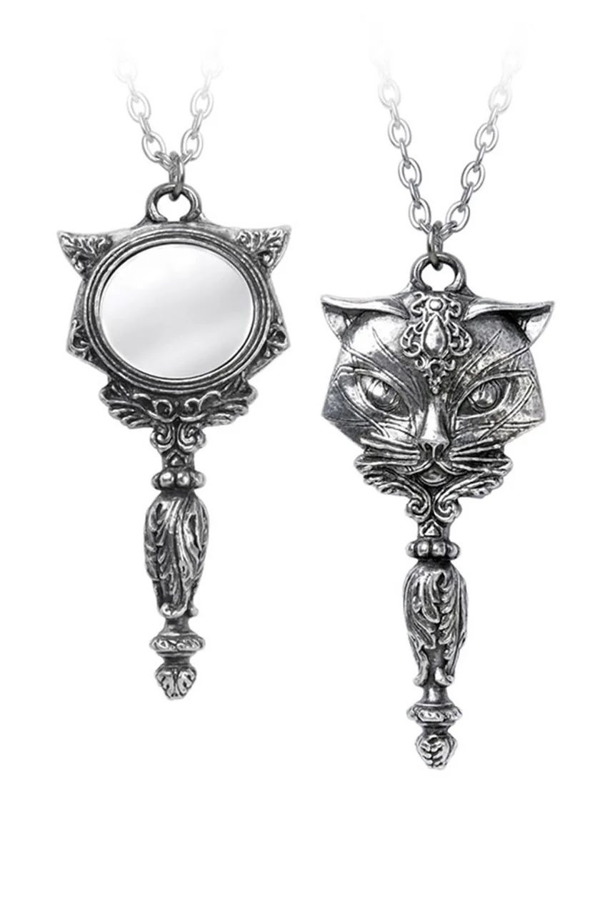 Sacred Cat Vanitas Pendant
