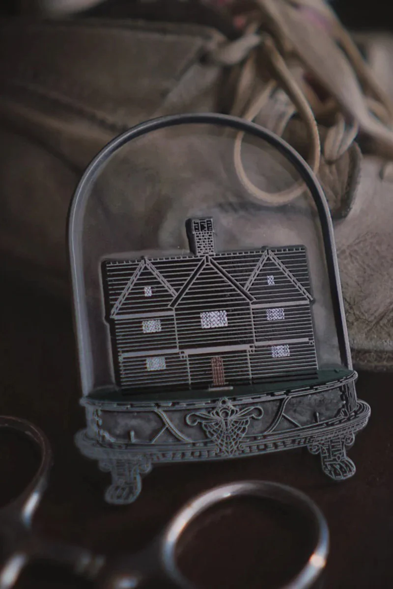 Salem Witch House Enamel Pin - Image 2