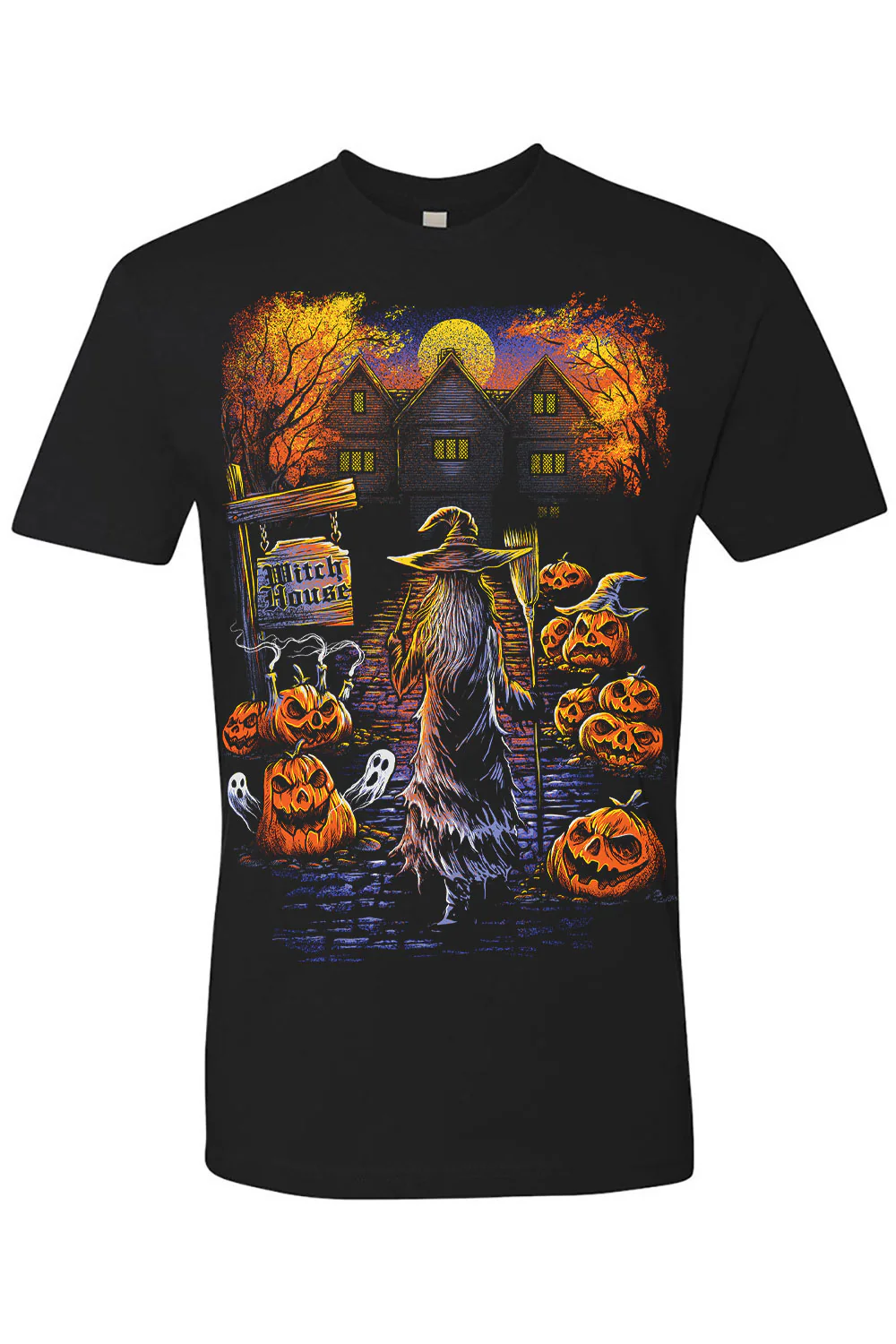 Salem Witch House T-shirt - Image 2
