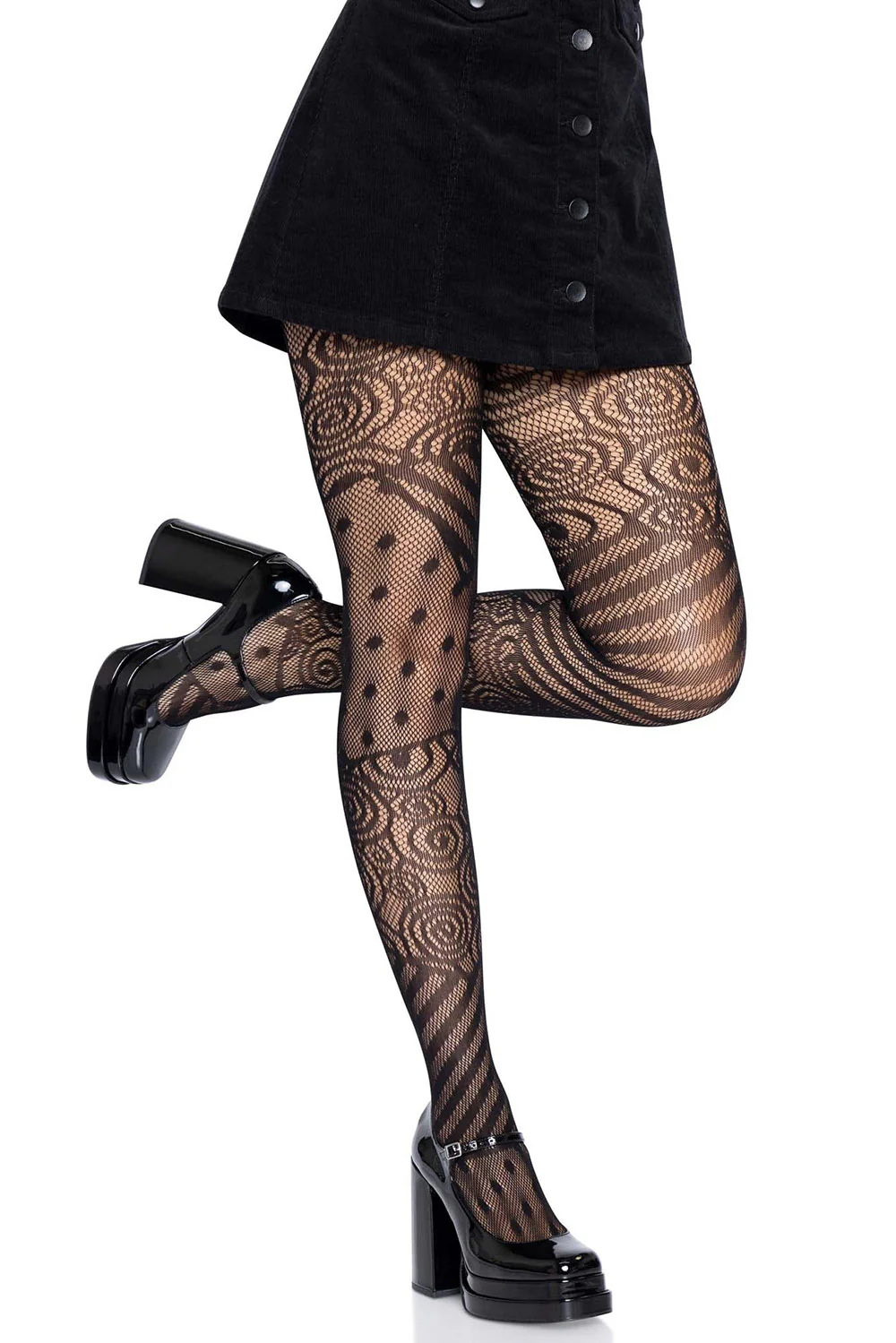 Sally's Stitches Patchwork Tights - Image 2
