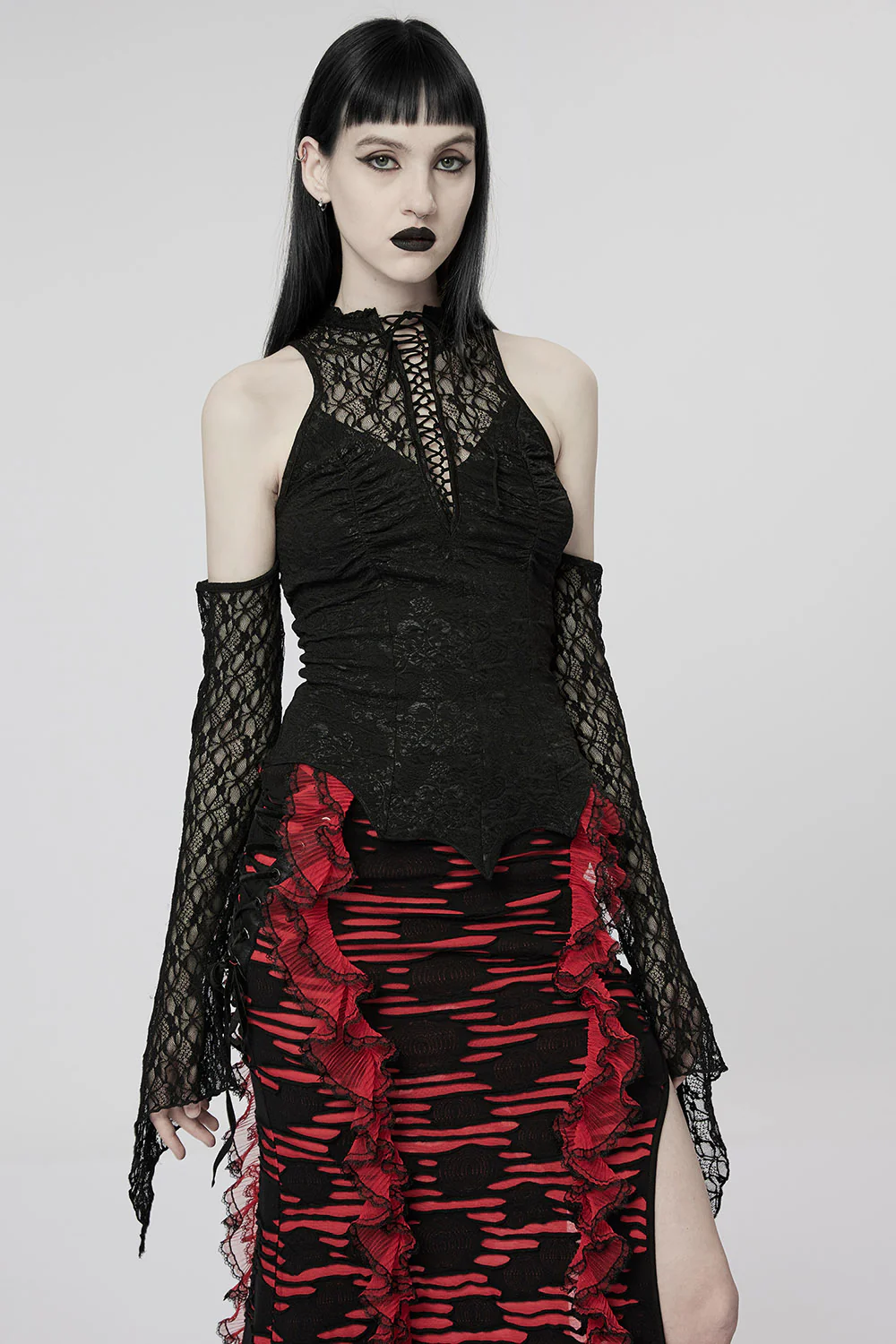 Sanguine Vampire Tank Top with Gloves - Image 6
