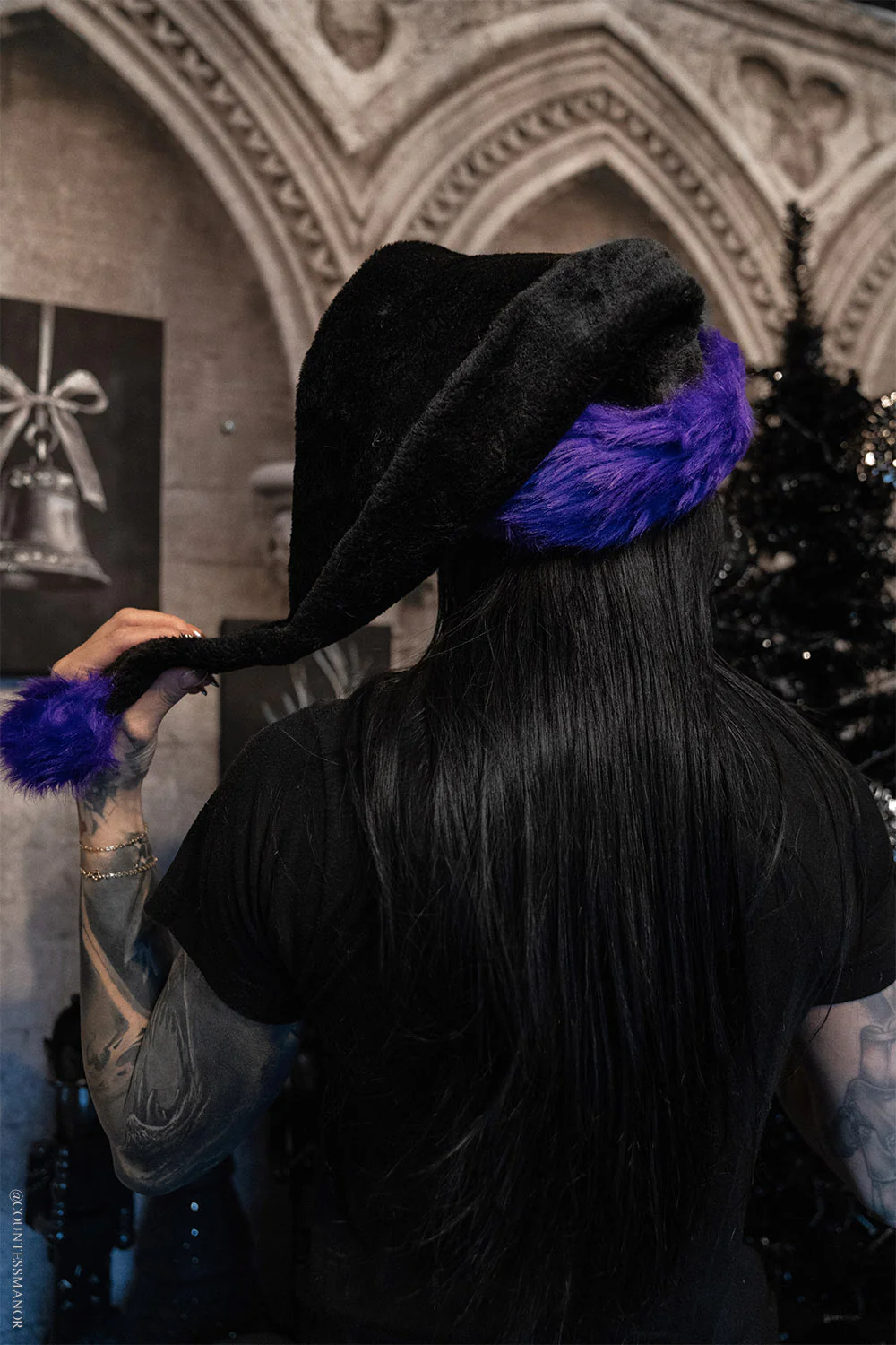 Santa Claws Hat [Black/Purple] - Image 11