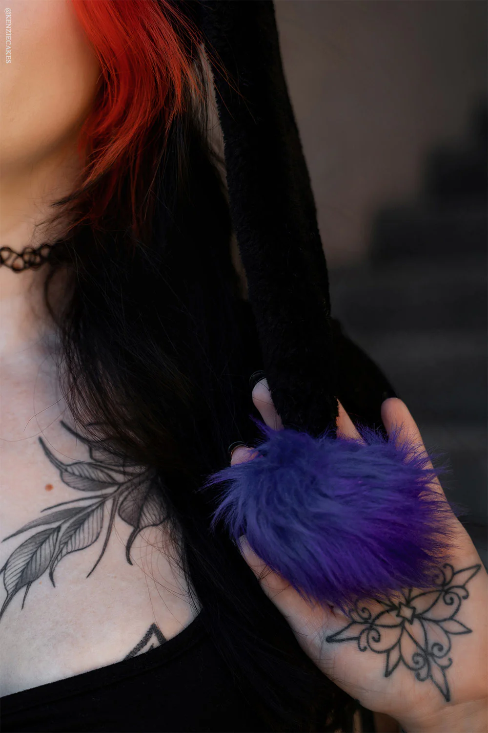 Santa Claws Hat [Black/Purple] - Image 6