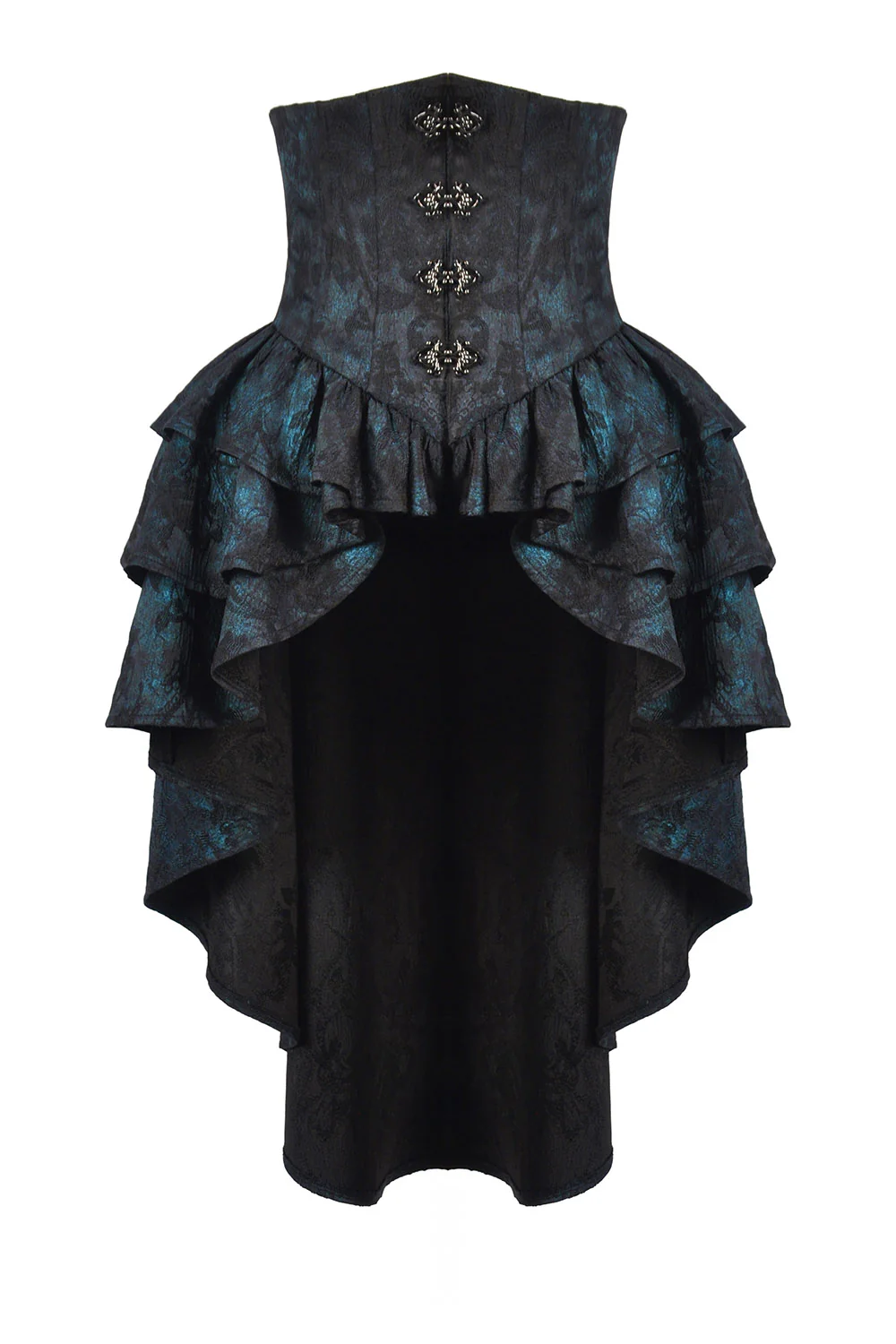 Sapphire Reverie Ruffled Corset Skirt - Image 6