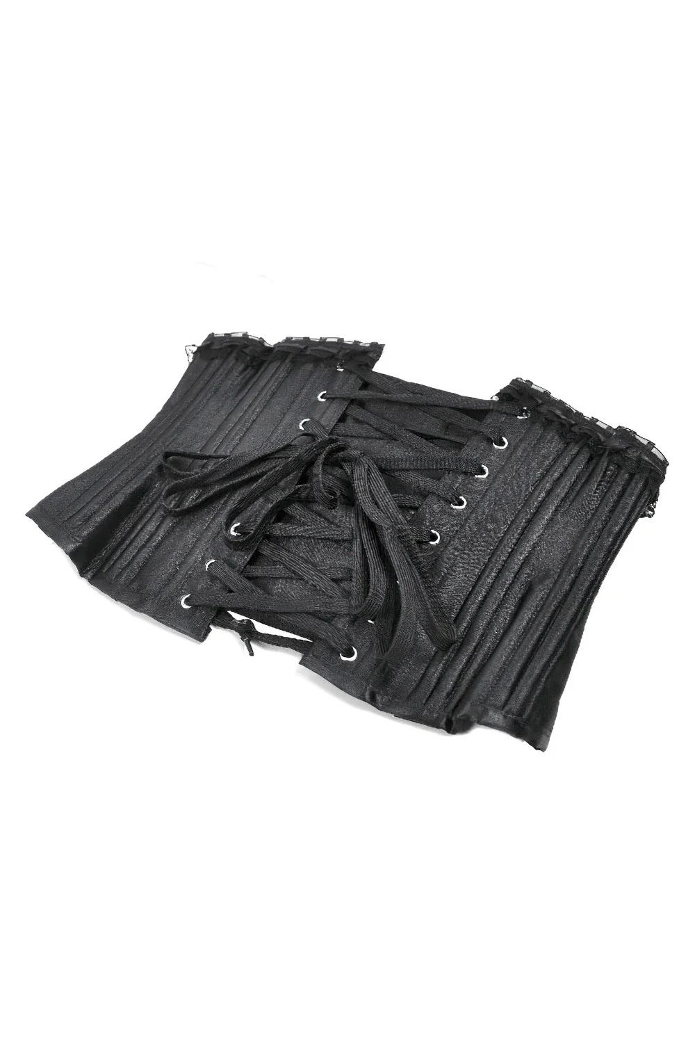 Satin Boudoir Ruffle Corset - Image 11