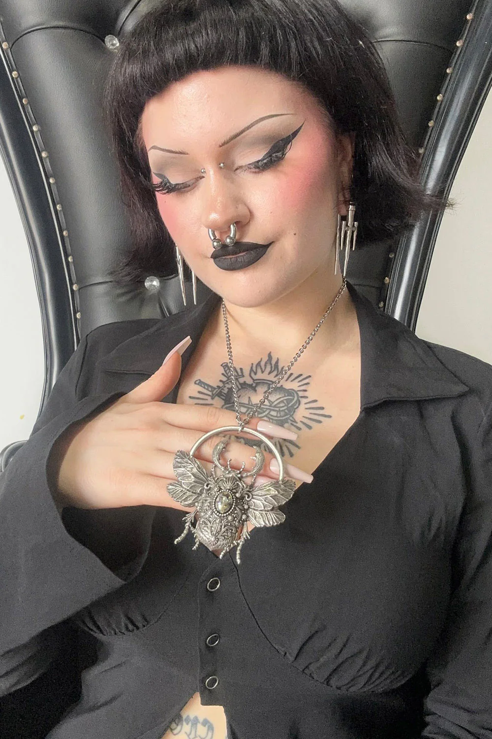 Scarab Rising Necklace - Image 7