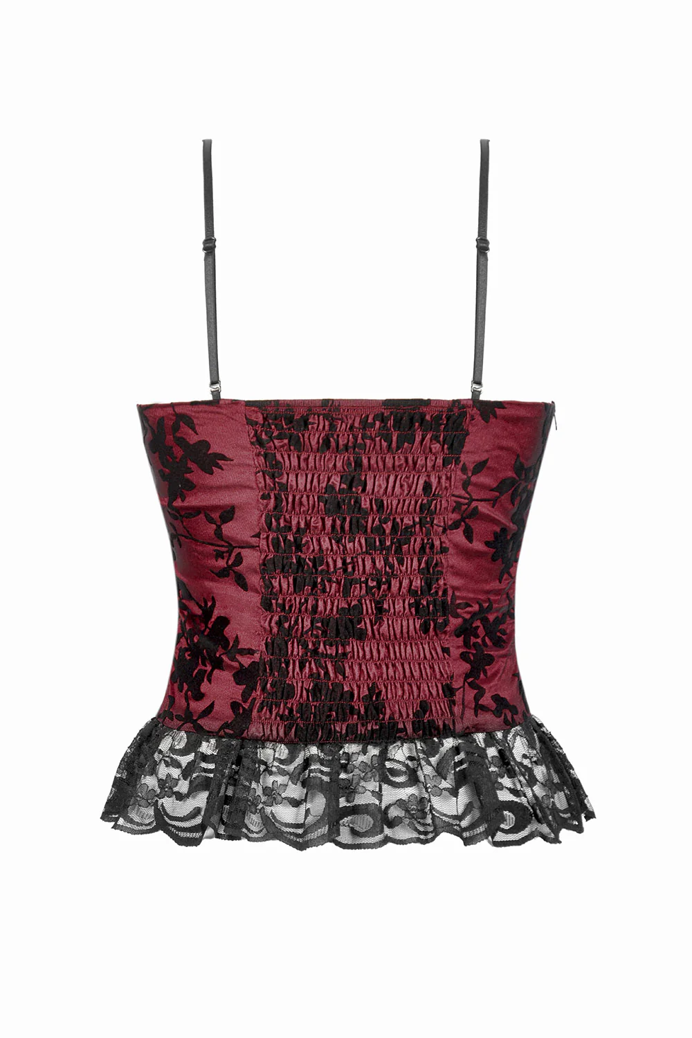 Scarlet Bloom Lace Tank Top - Image 3