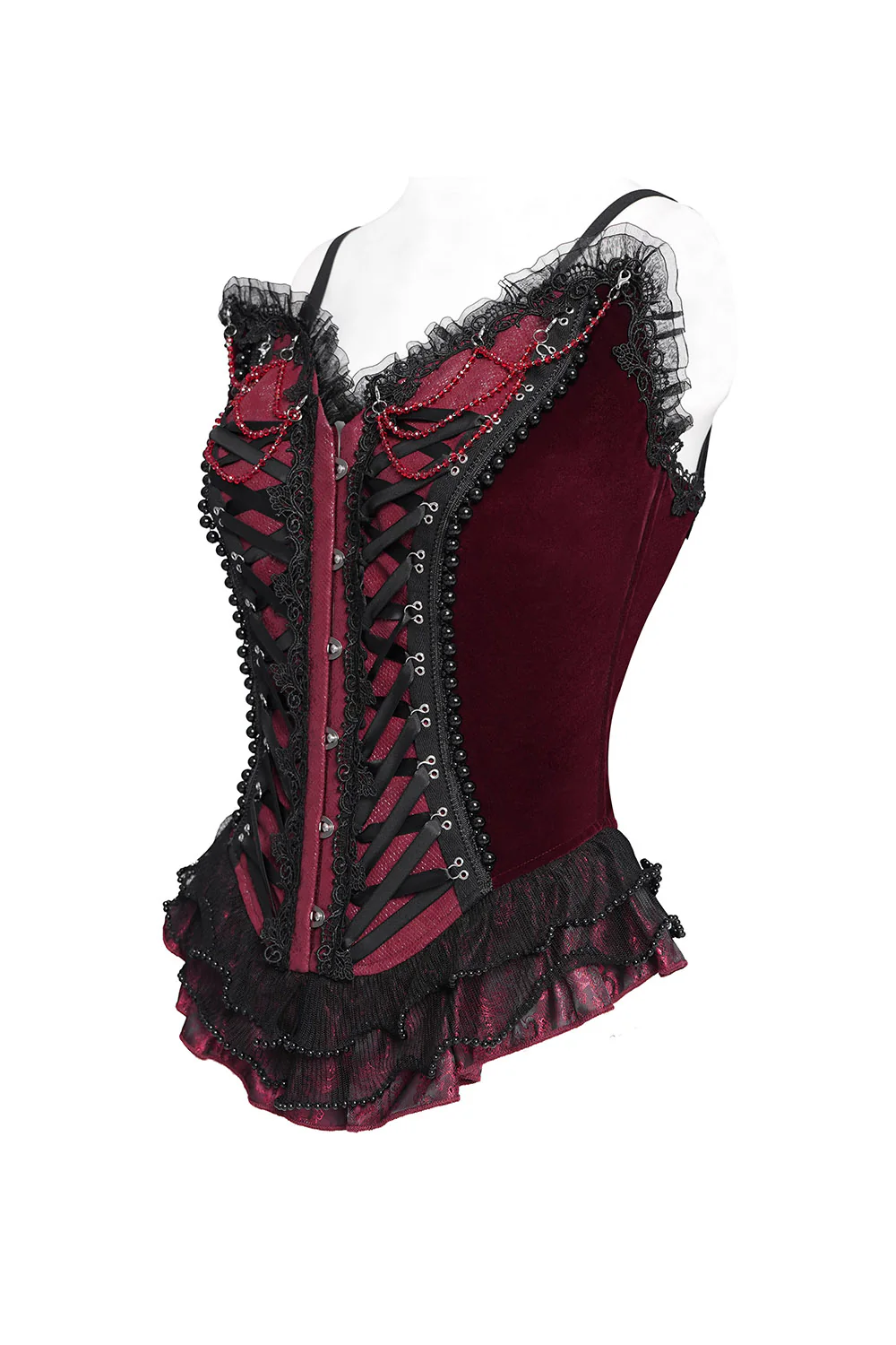Scarlet Rose Beaded Bustier - Image 10