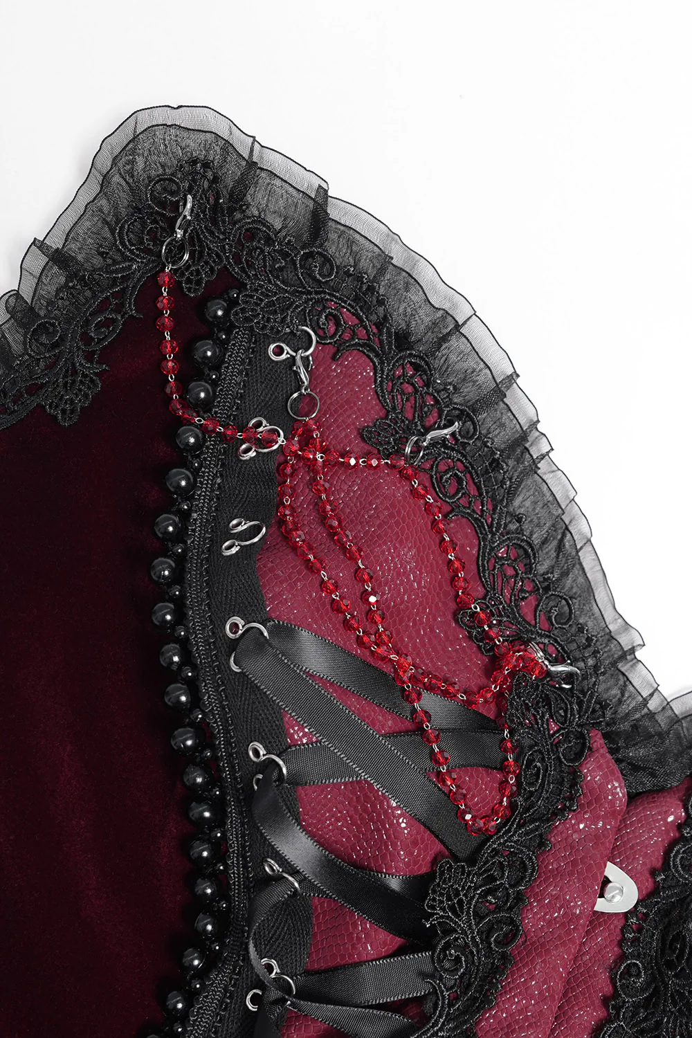 Scarlet Rose Beaded Bustier - Image 12