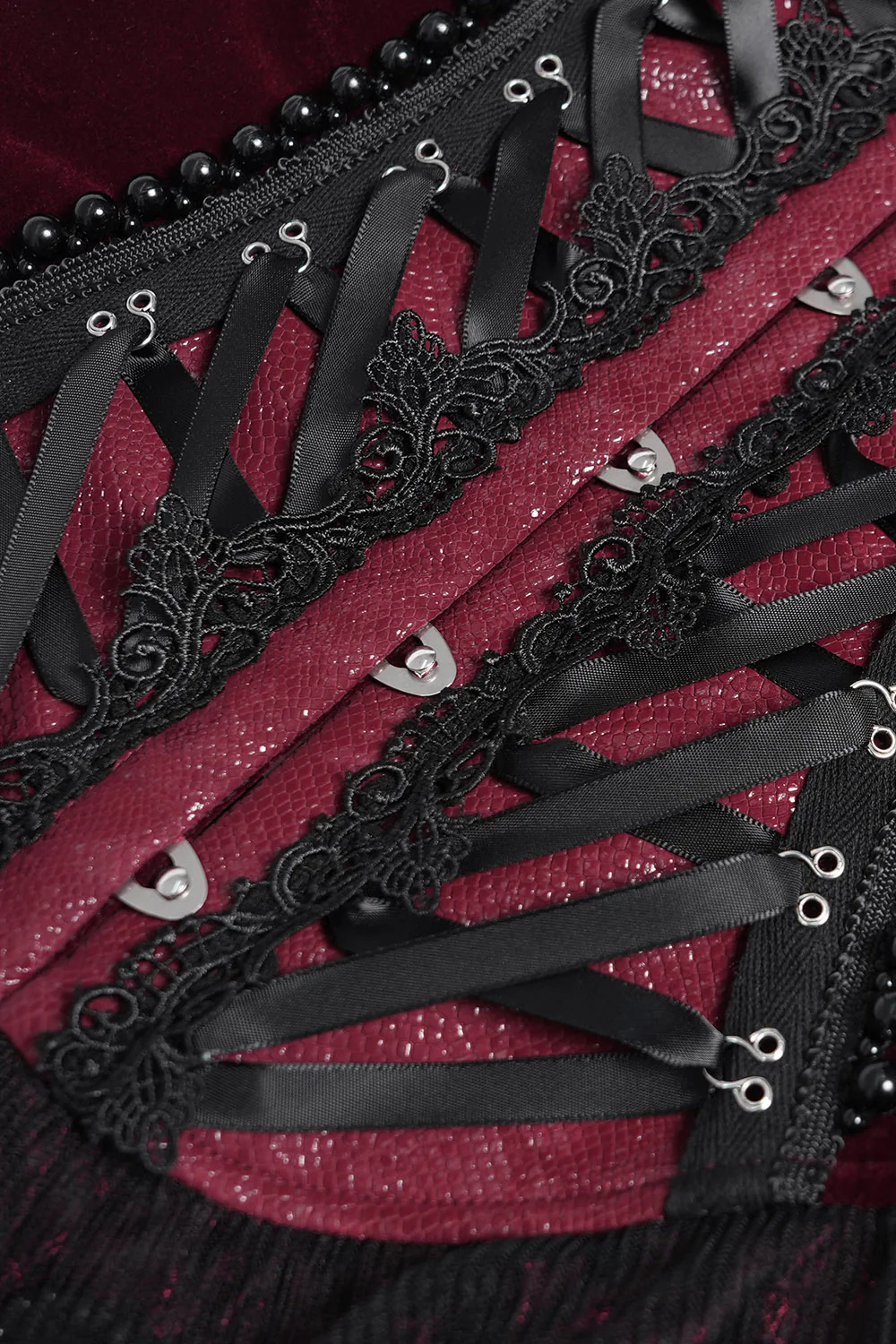 Scarlet Rose Beaded Bustier - Image 13