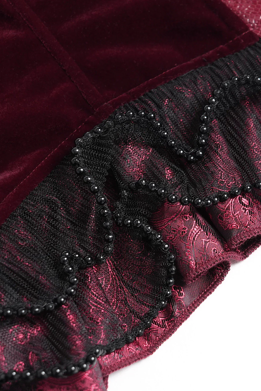 Scarlet Rose Beaded Bustier - Image 14