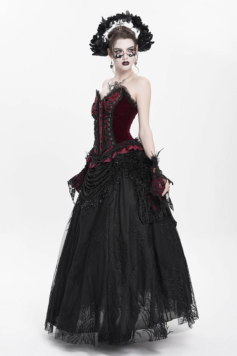 Scarlet Rose Beaded Bustier - Image 5