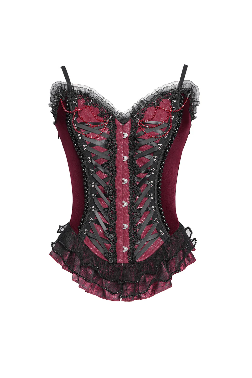 Scarlet Rose Beaded Bustier - Image 9