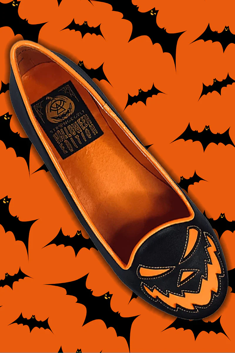Scary Jack Flats [Matte Black / Orange]