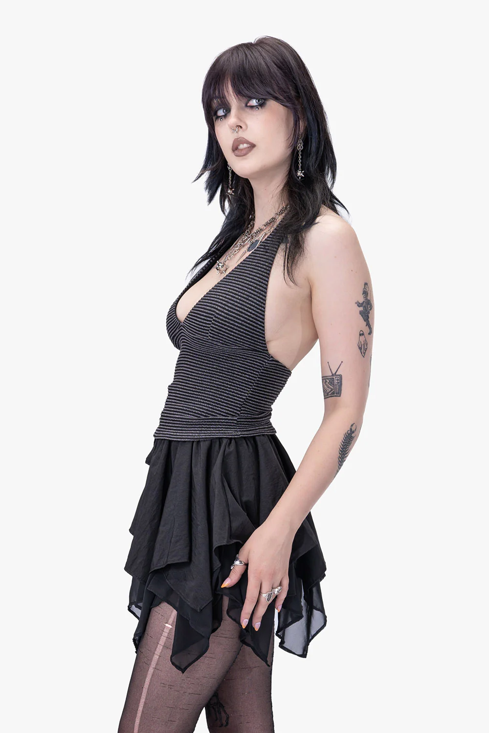 Selene Rib Halter Top - Image 3
