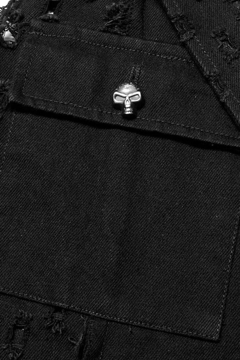Shadowcast Spiked Trench Coat - Image 8