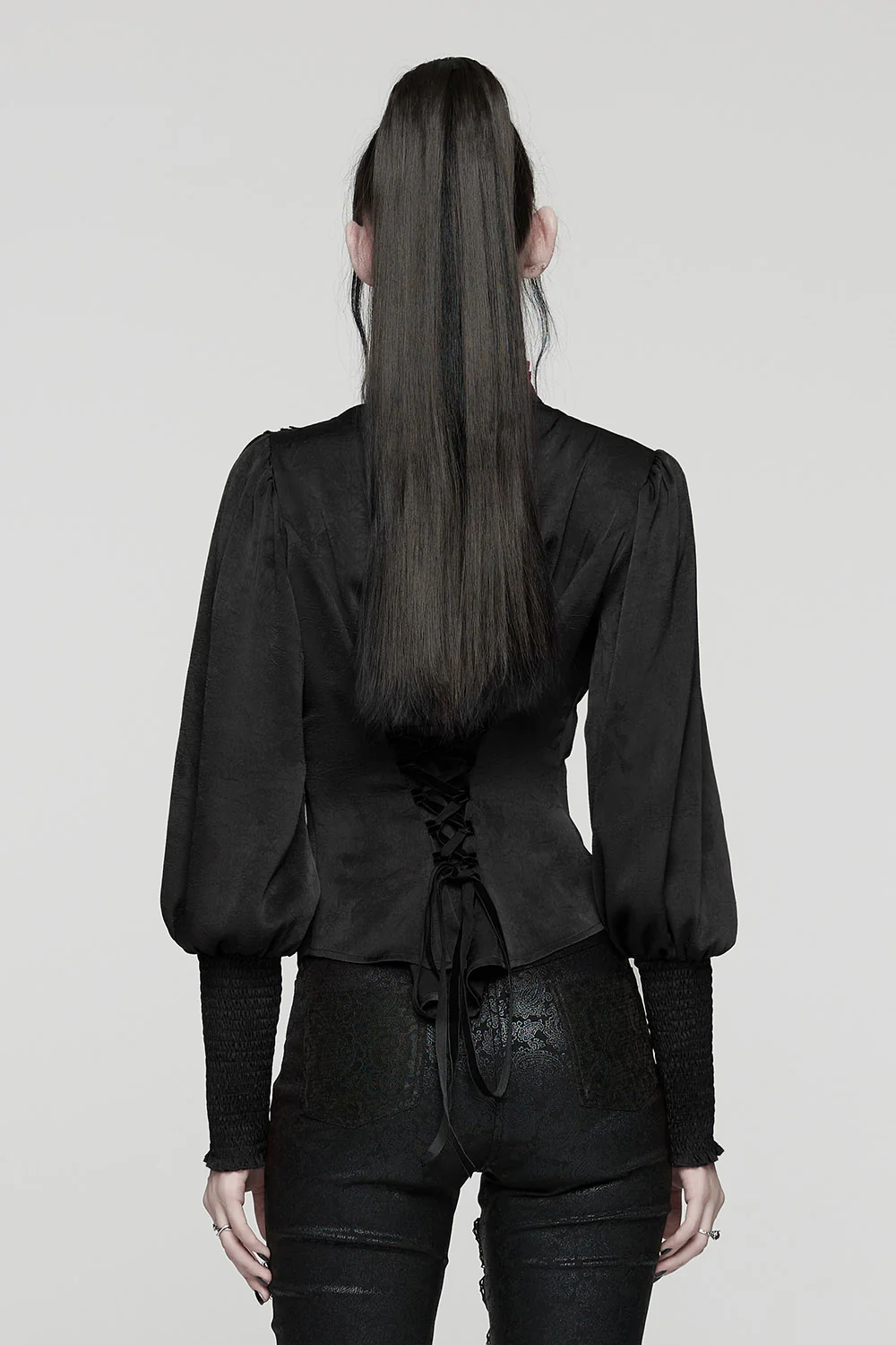 Shadowed Aristocracy Blouse [Black] - Image 3