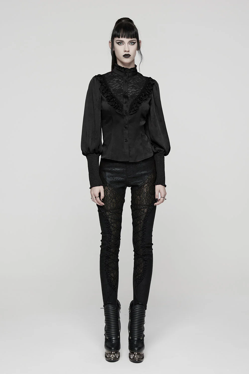 Shadowed Aristocracy Blouse [Black] - Image 4