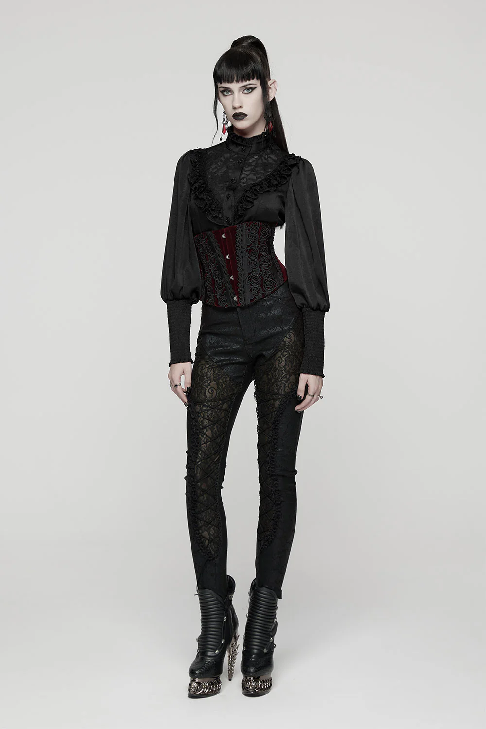 Shadowed Aristocracy Blouse [Black] - Image 6