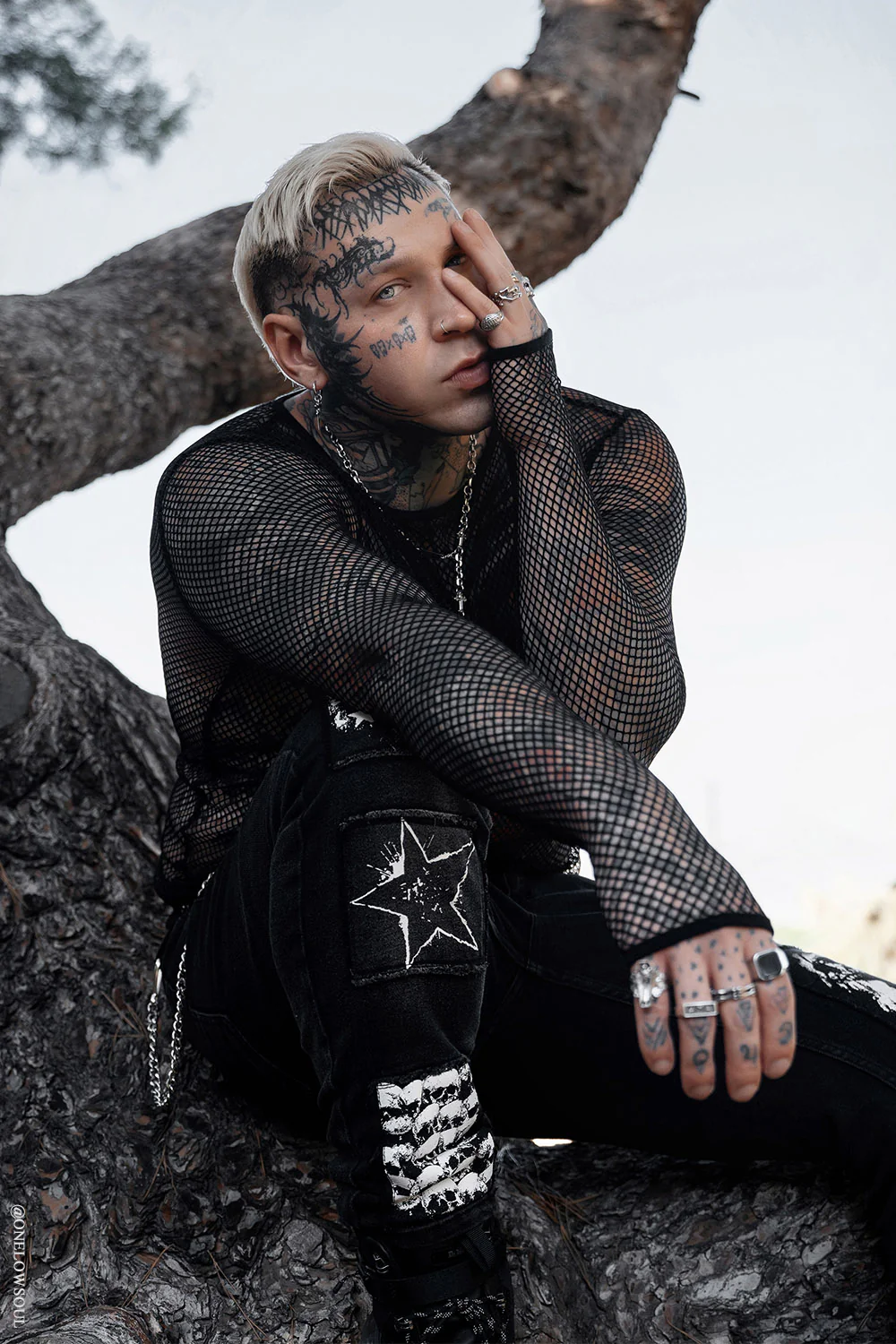 Shadowgrid Fishnet Shirt - Image 2