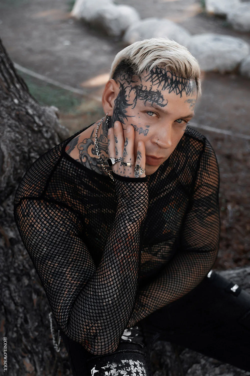Shadowgrid Fishnet Shirt - Image 8