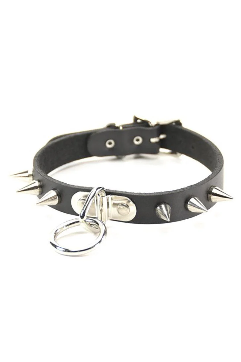 Shadowlands Spiked Choker [BLACK] - Image 2