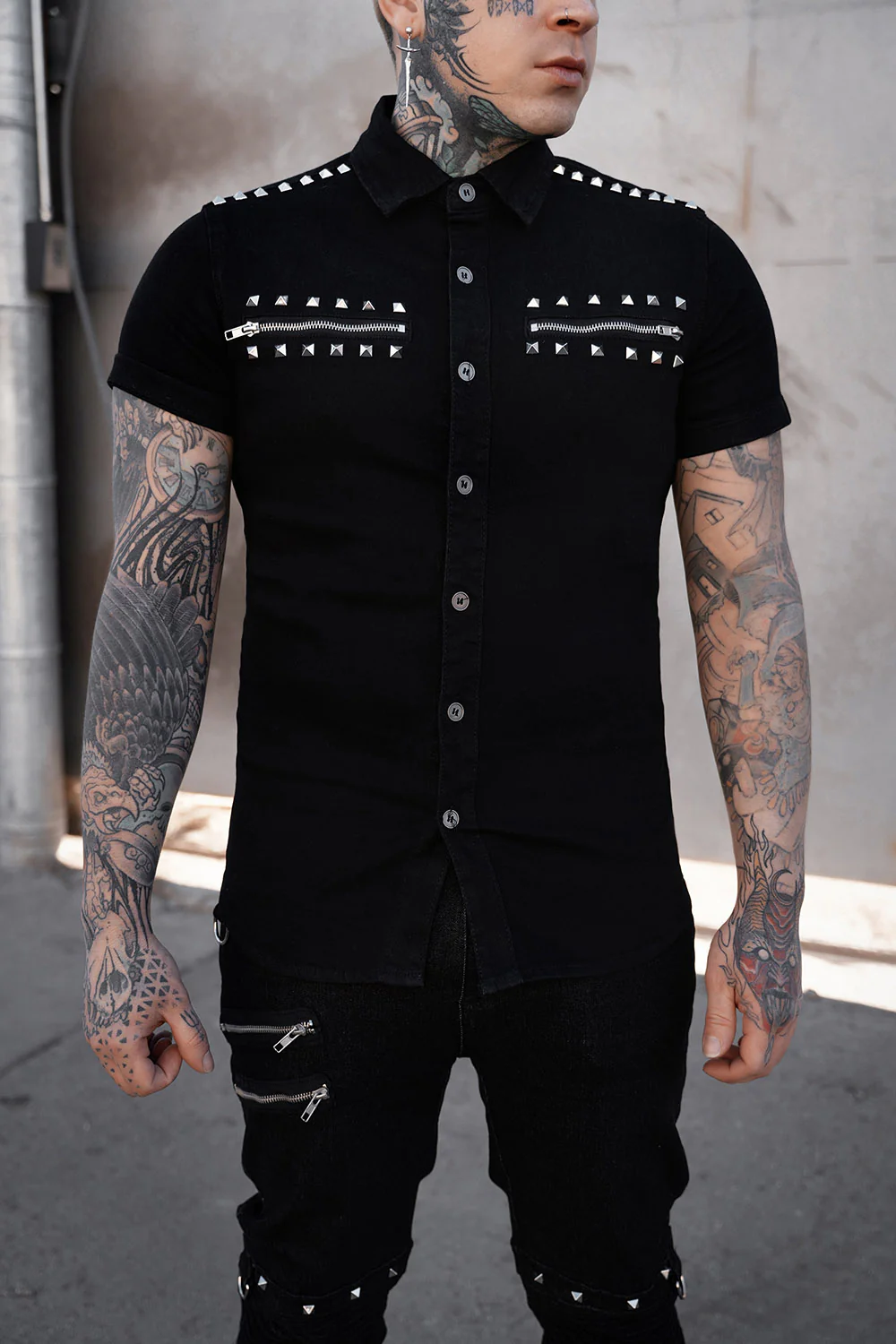 Shallow Grave Studded Shirt - Image 6