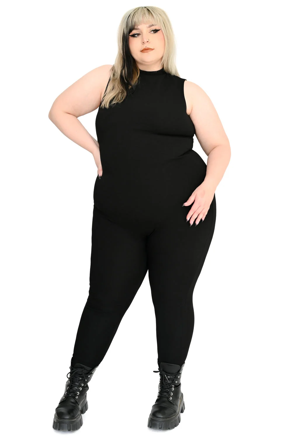 Signature High Neck Catsuit - Image 3