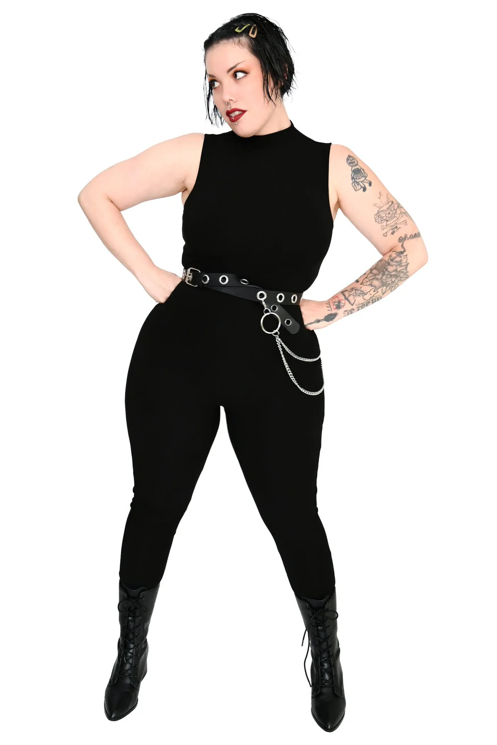 Signature High Neck Catsuit - Image 4