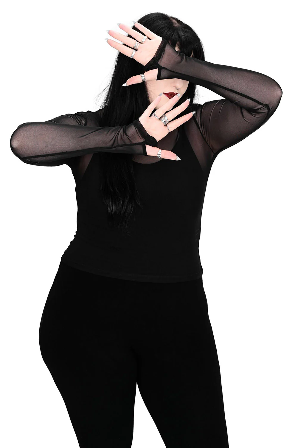 Signature Mesh Turtle Neck - Image 3