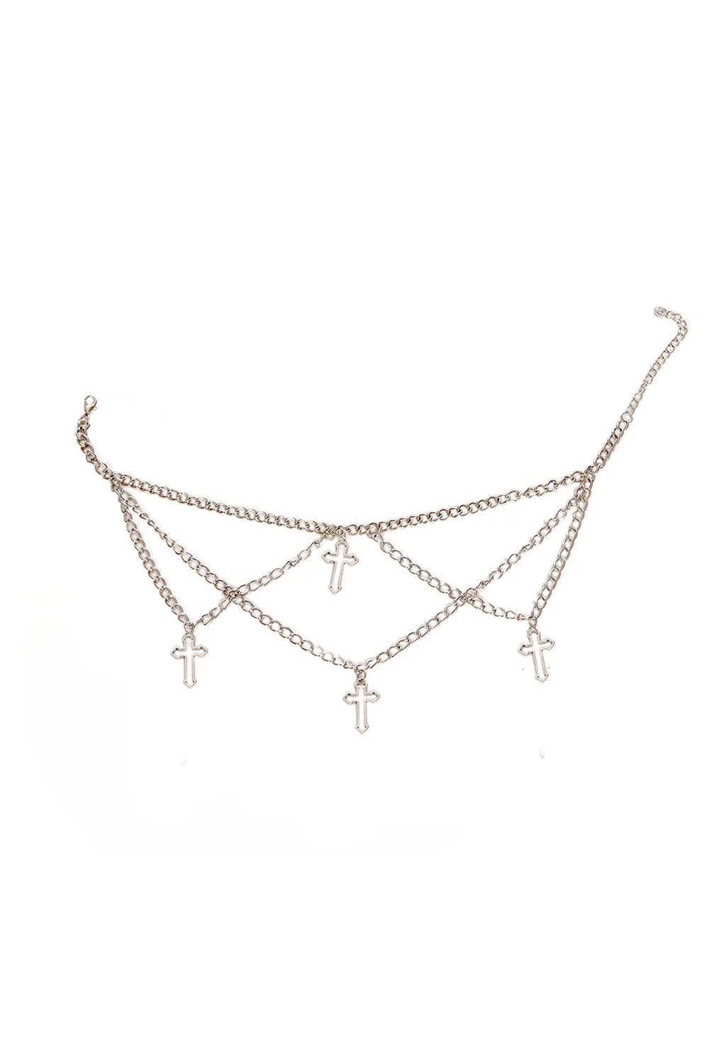 Silver Cross Necklace - Image 2