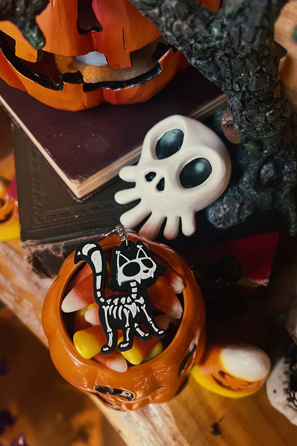 Skelekitty Keychain - Image 4