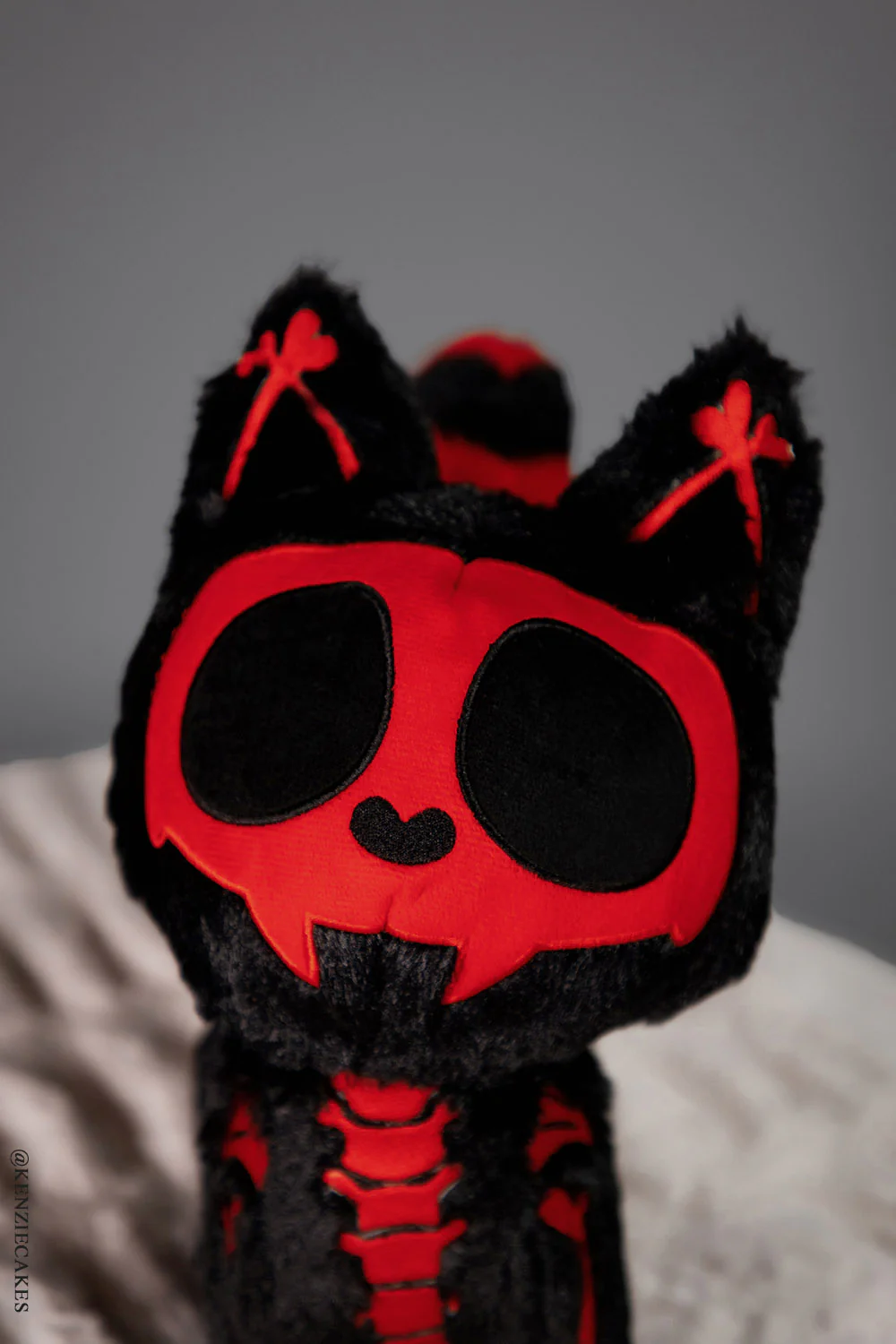 Skelekitty Plush Toy [Red Bones Limited Edition] - Image 5