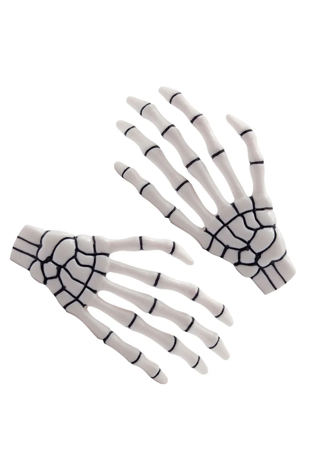 Skeleton Bone Hand Hairslides [White] - Image 4