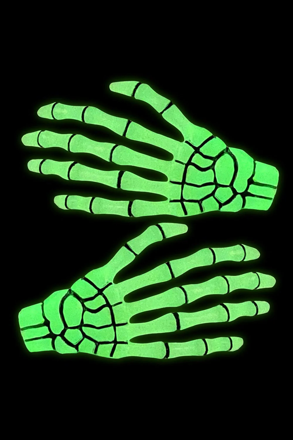 Skeleton Bone Hands Hairslides [Glow in the Dark] - Image 2