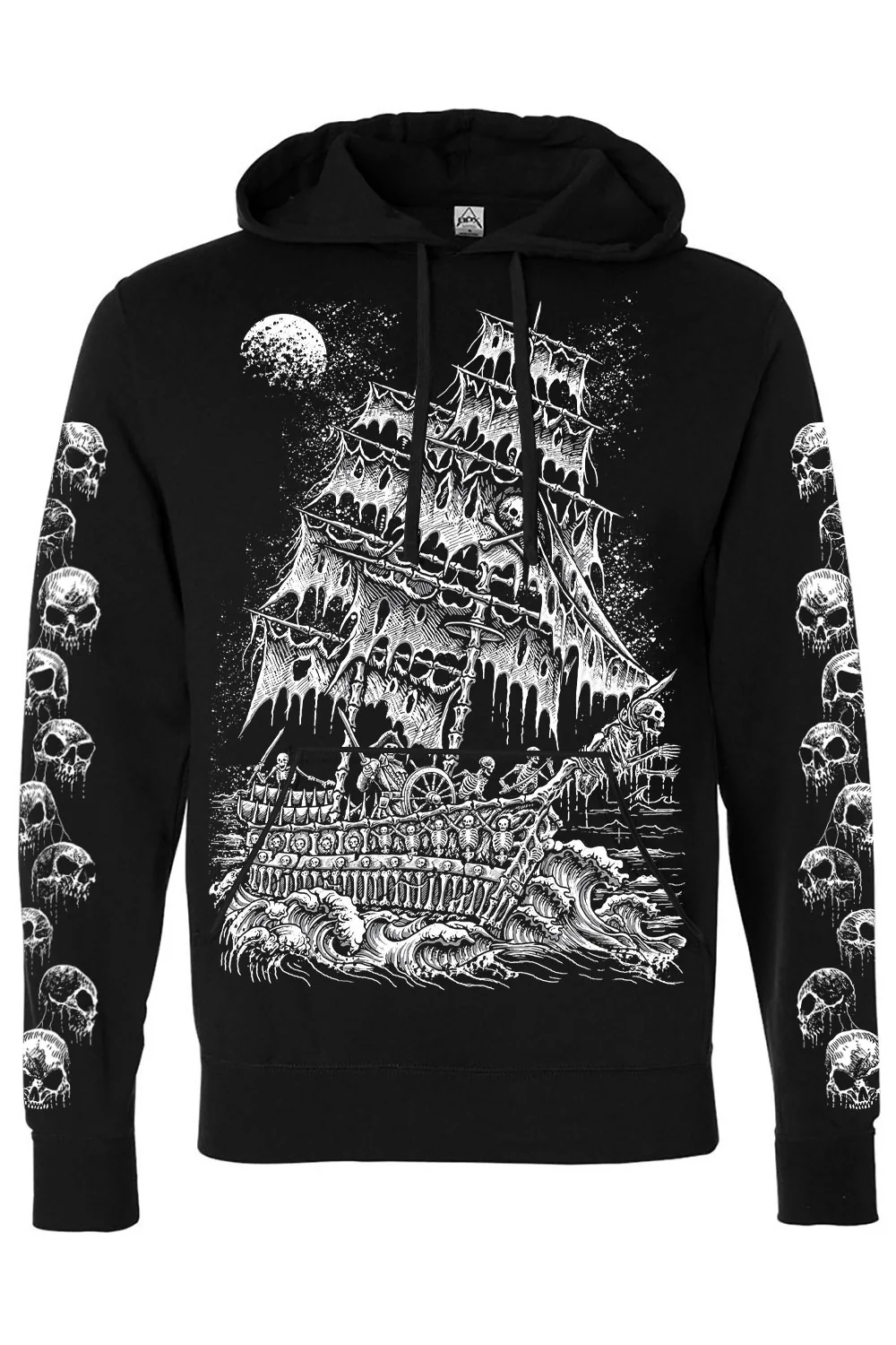 Skeleton Crew Pirate Ship Hoodie - Image 3