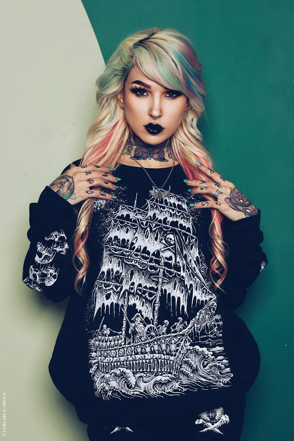 Skeleton Crew Pirate Ship Sweatshirt