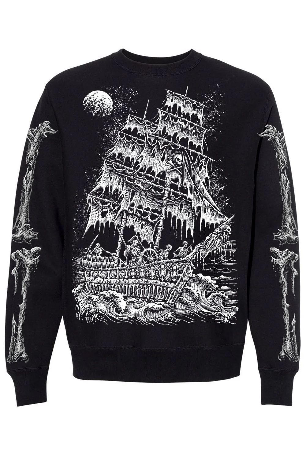 Skeleton Crew Pirate Ship Sweatshirt - Image 2