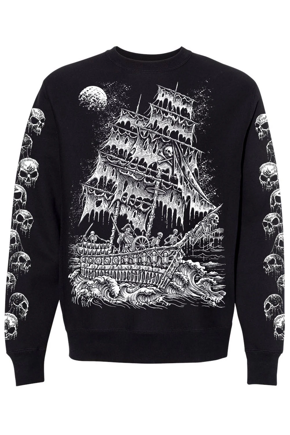 Skeleton Crew Pirate Ship Sweatshirt - Image 3