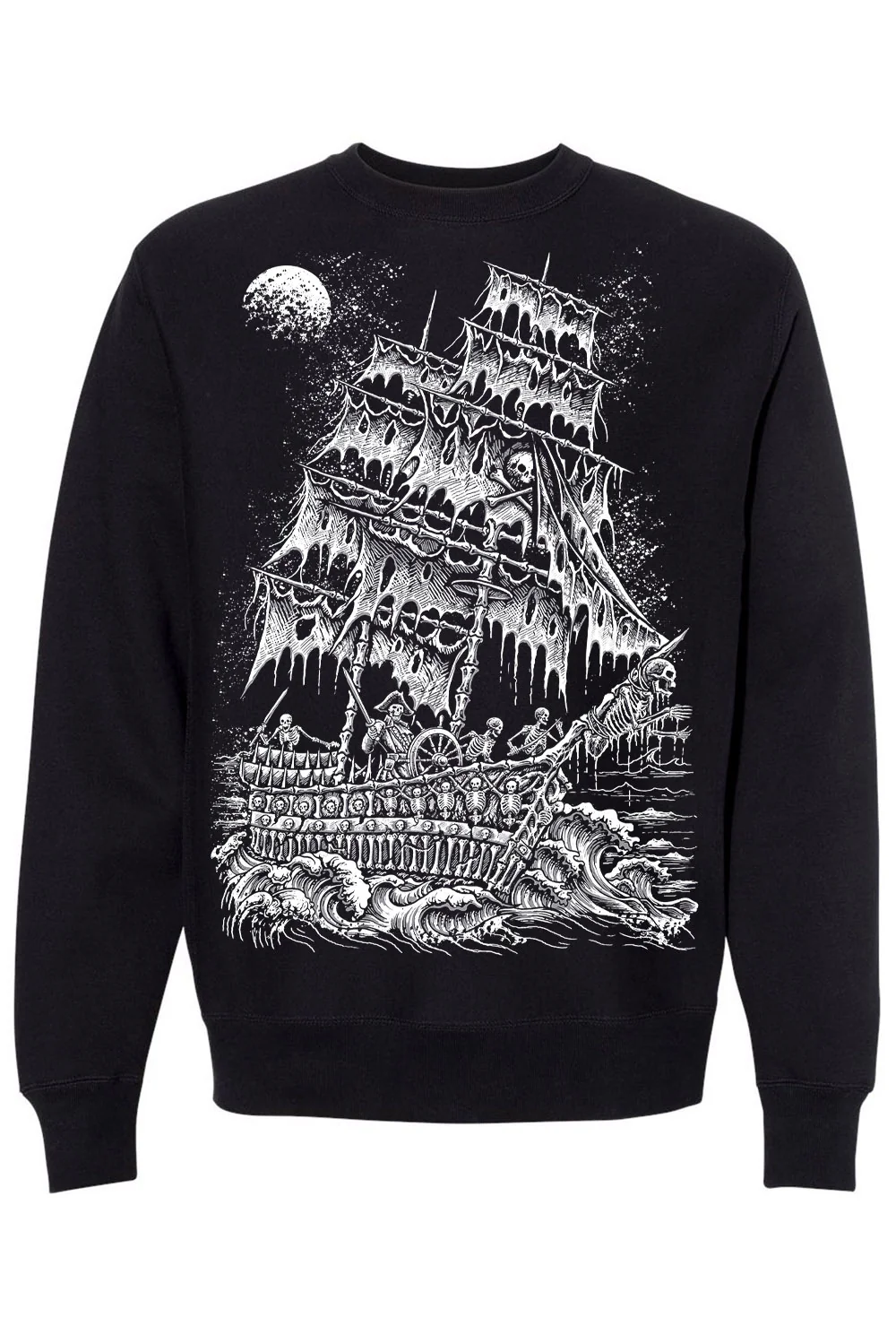 Skeleton Crew Pirate Ship Sweatshirt - Image 4