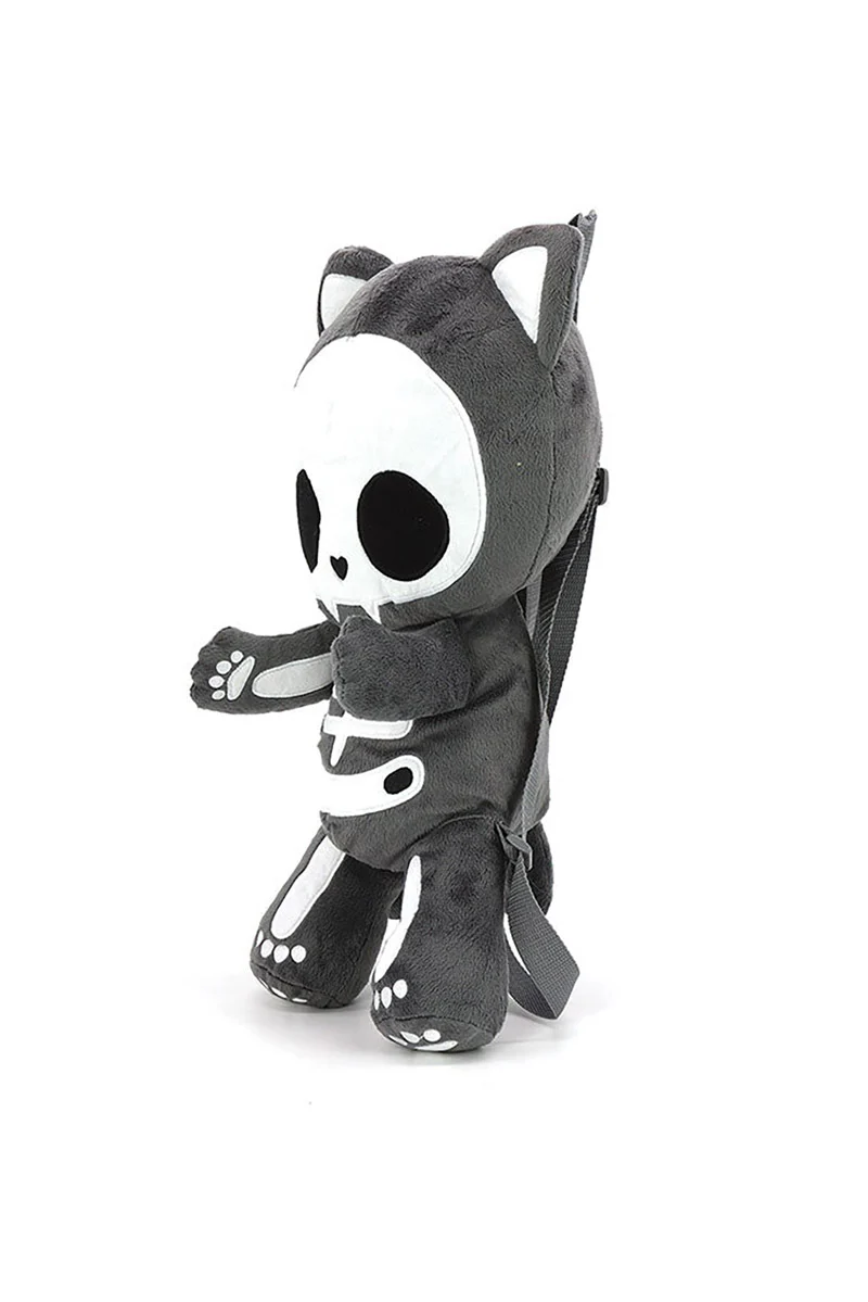 Skeleton Kitten Plushy Backpack - Image 2