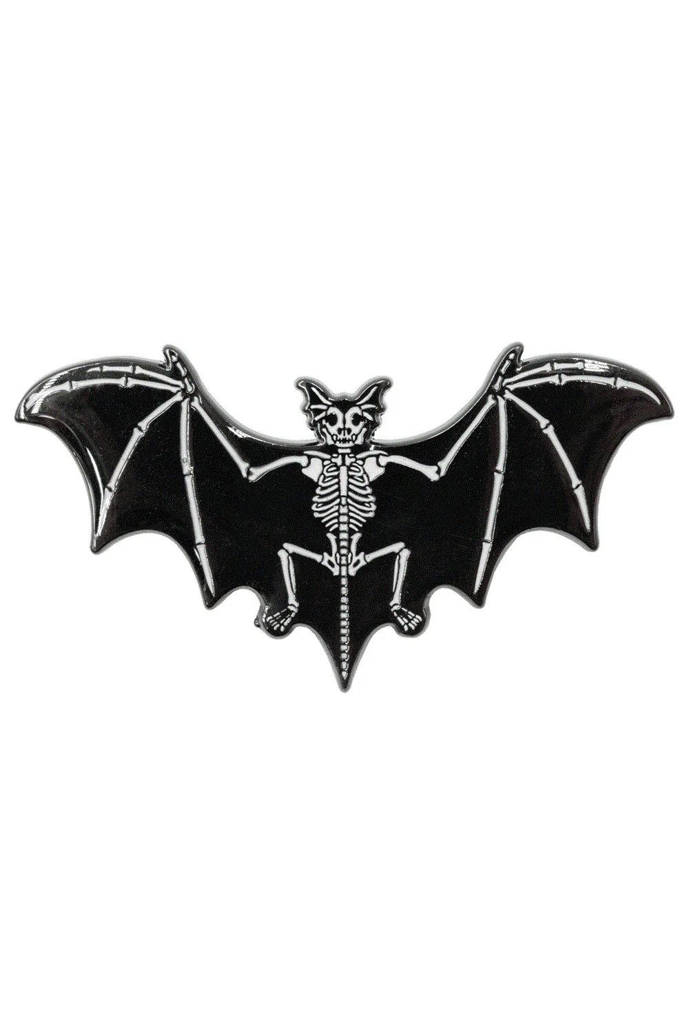 Skelli Bat Glow Enamel Pin