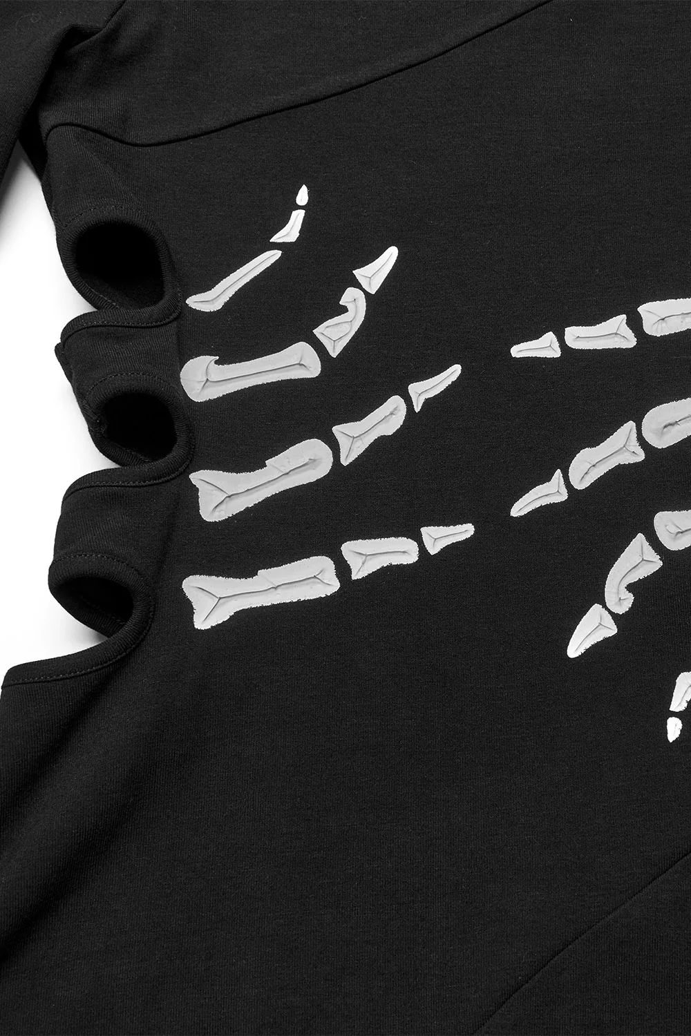 Skellington Hollow-Out Slit Dress - Image 9