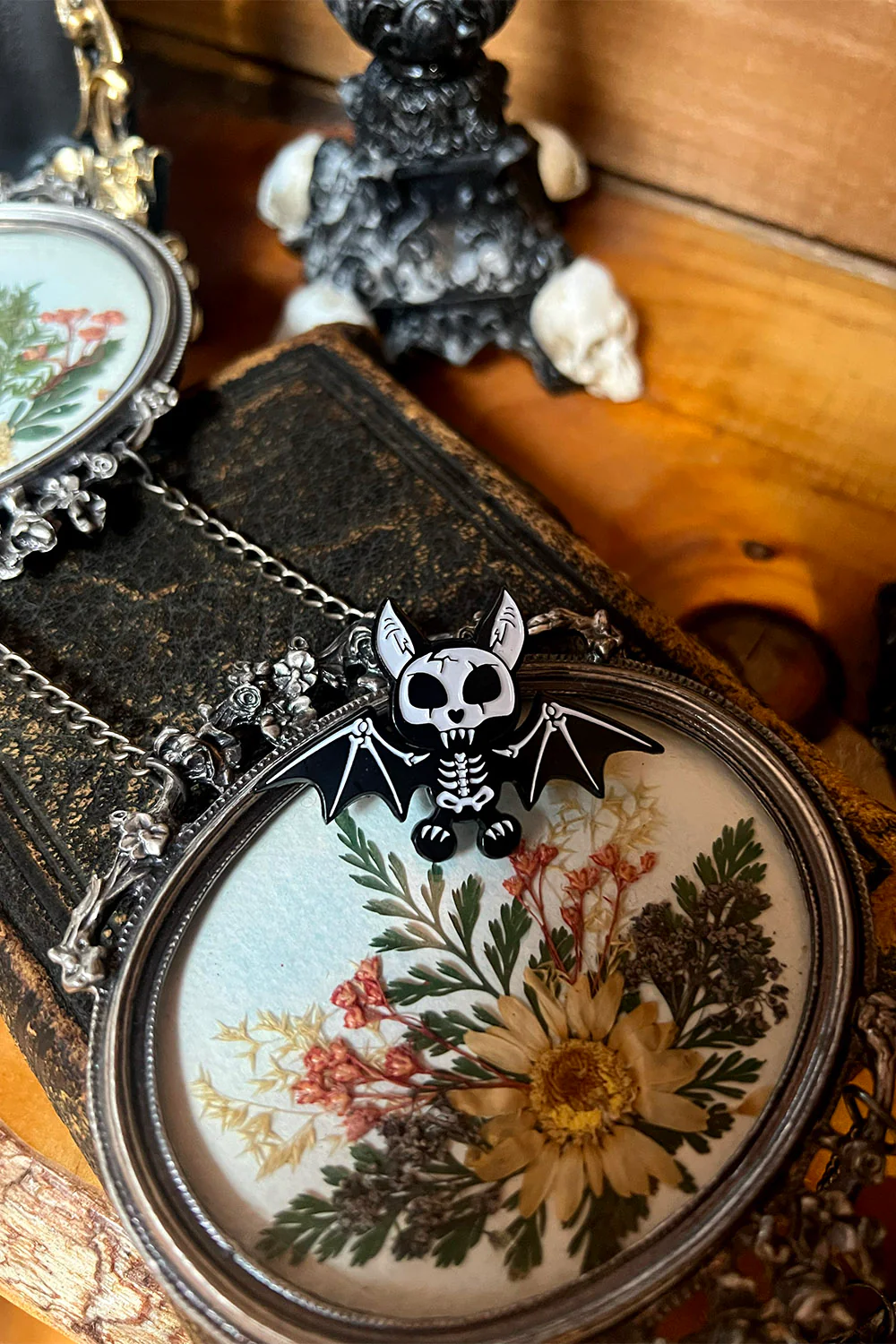 Skellybat Enamel Pin - Image 4