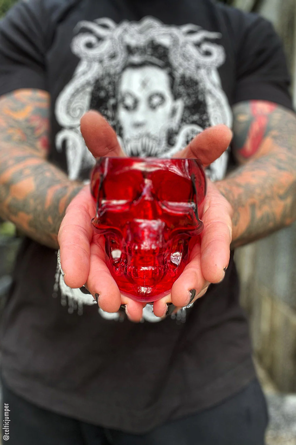 Skull Drinking Glass [BLOOD RED] - Image 10
