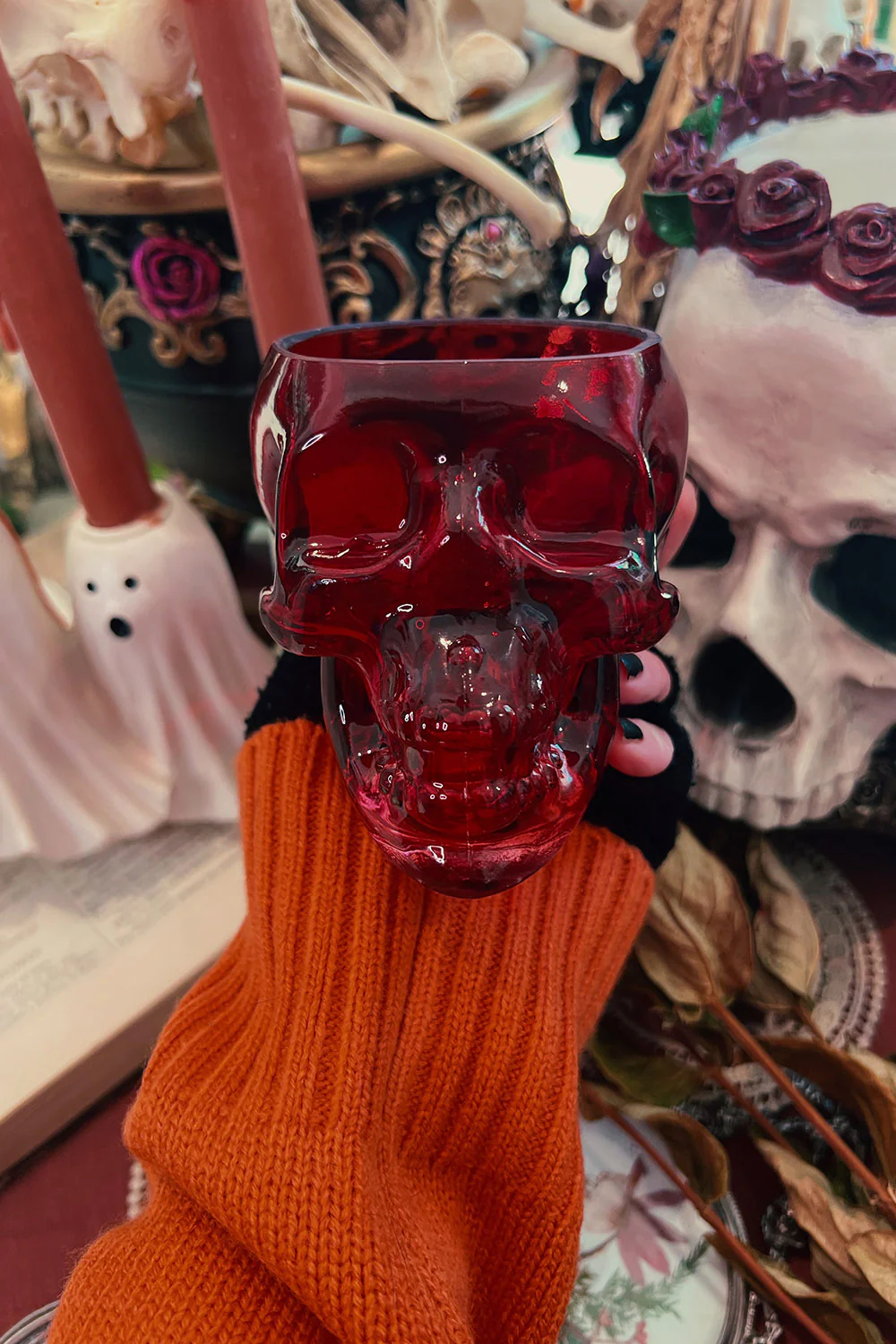 Skull Drinking Glass [BLOOD RED] - Image 5
