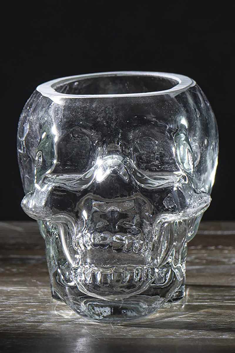 Skull Drinking Glass [CLEAR] - Image 5