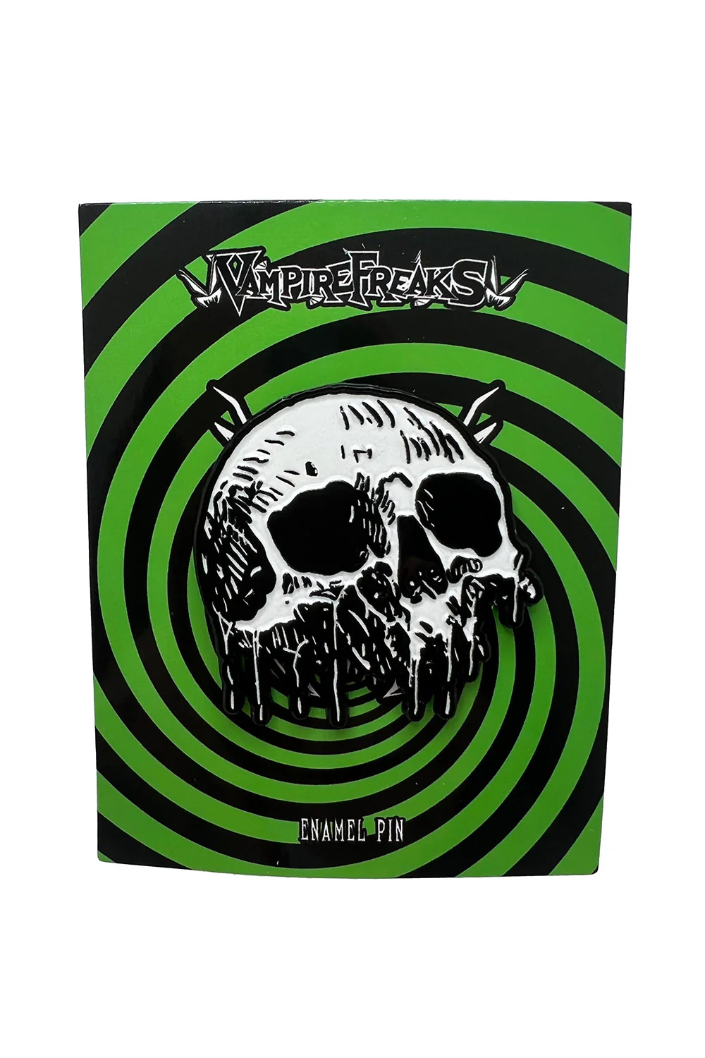 Skull Drip Enamel Pin